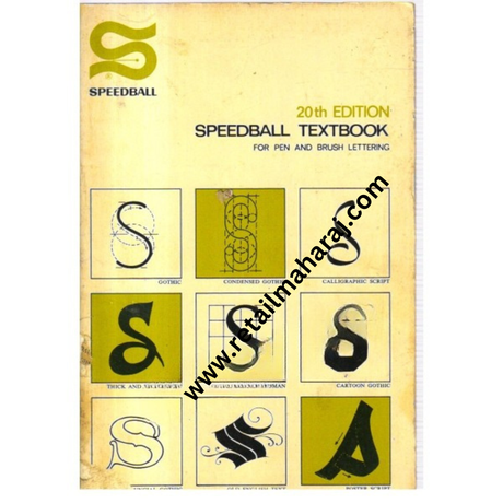 Speedball Textbook for Pen & Brush Lettering - Retail Maharaj