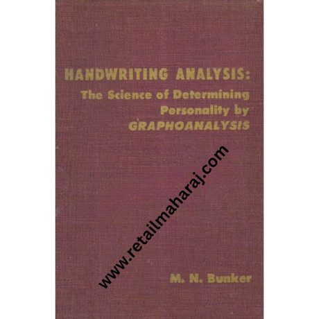 handwriting ananlysis the science of determining personality by graphoanalysis - Retail Maharaj