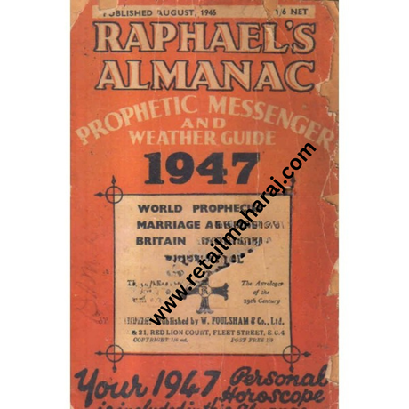 raphels almanac prophetic messenger and weather guide 1947 - Retail Maharaj