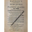ephemeris of the planets places for 1968 - Retail Maharaj