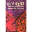 star names their lore and meaning - Retail Maharaj