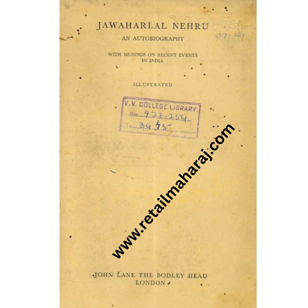 jawaharlal nehru an autobiography 1st edition