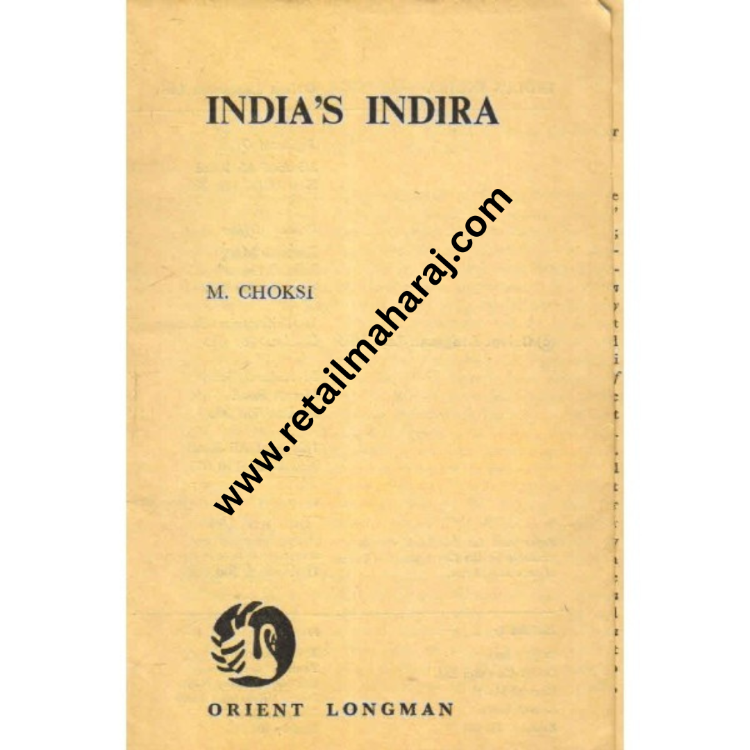indias indira 1st edition