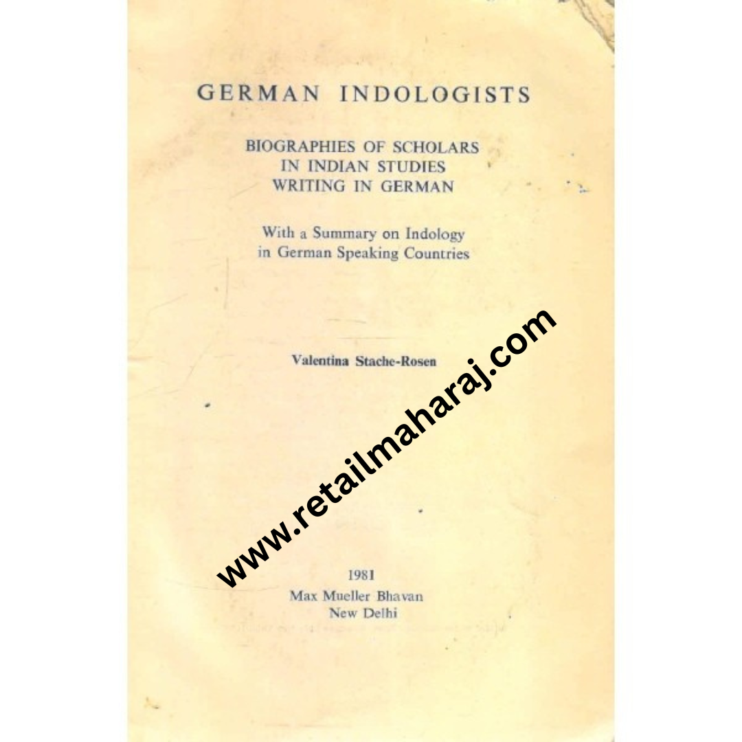 german indologists 1st edition