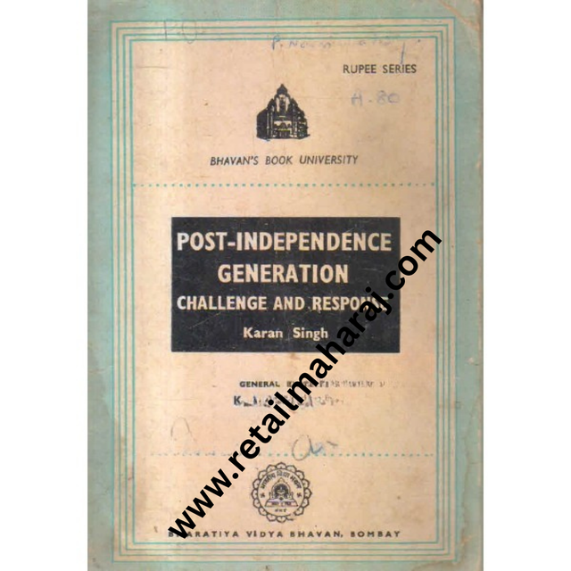 post independence generation First Edition - Retail Maharaj