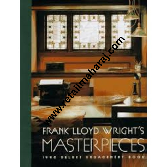 Frank Lloyd Wright's Masterpieces (1998 Deluxe Engagement Book) dairy - Retail Maharaj