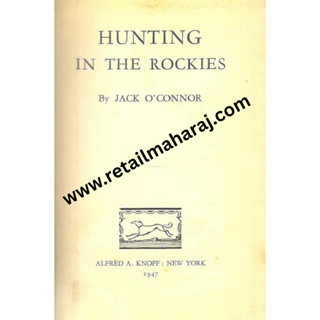 hunting in the rockies 1st edition - Retail Maharaj
