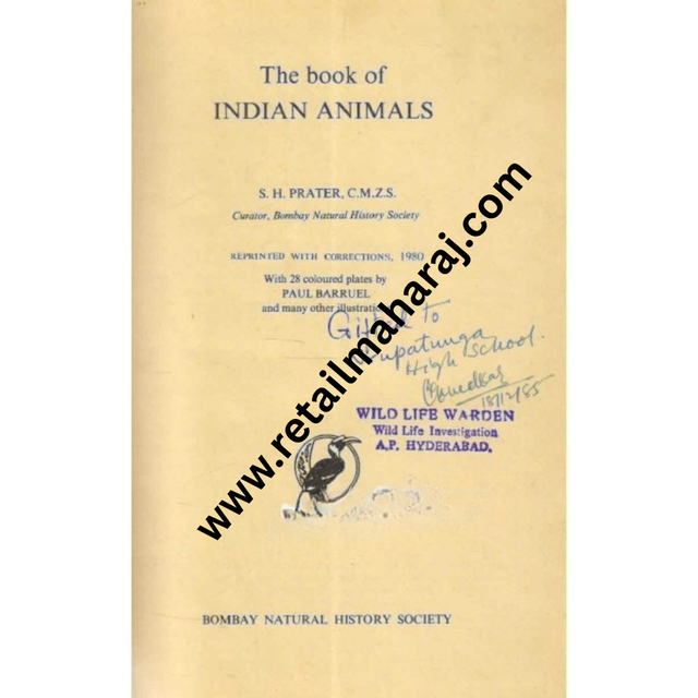 the book of indian animals - Retail Maharaj