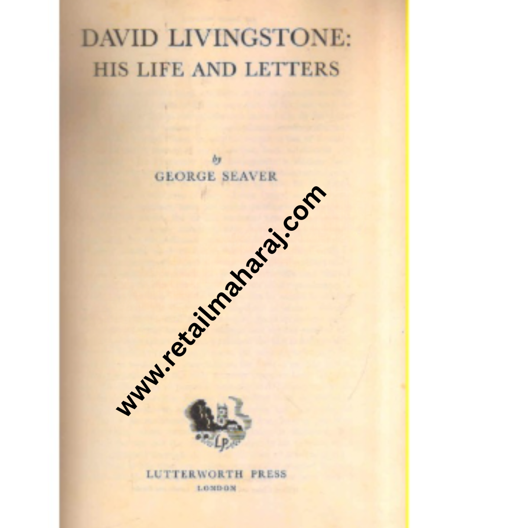 David Livingstone His Life And Letters 1st edition