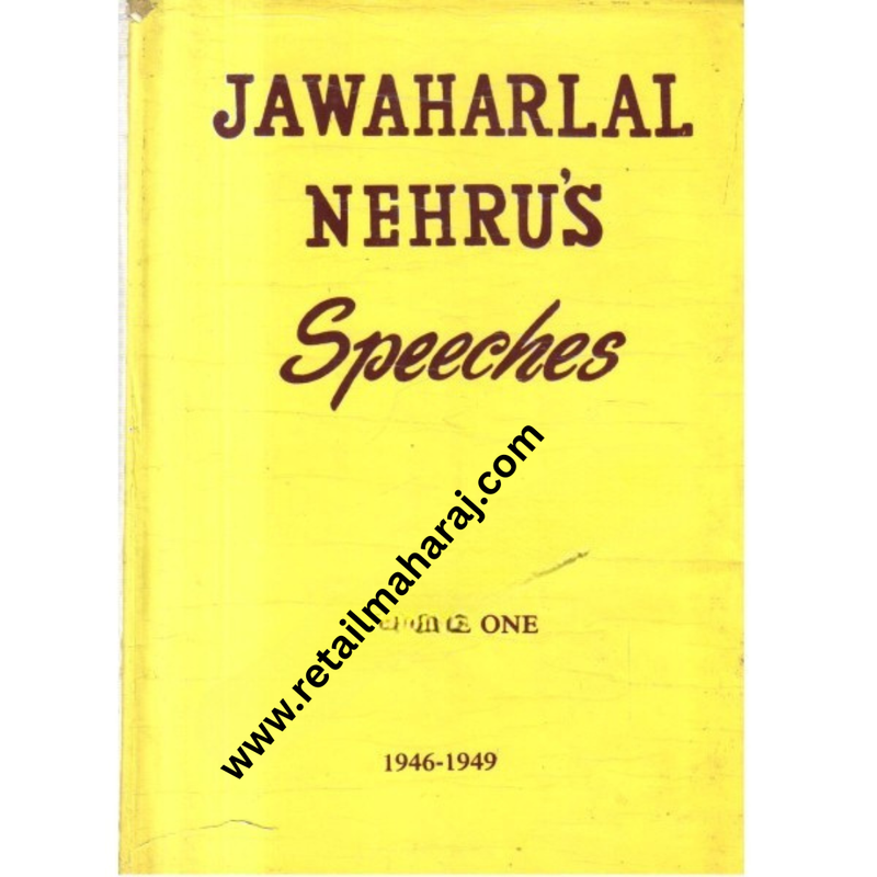 Jawaharlal Nehrus Speeches Volume 1