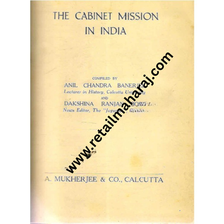 The Cabinet Mission in India 1st editionq - Retail Maharaj