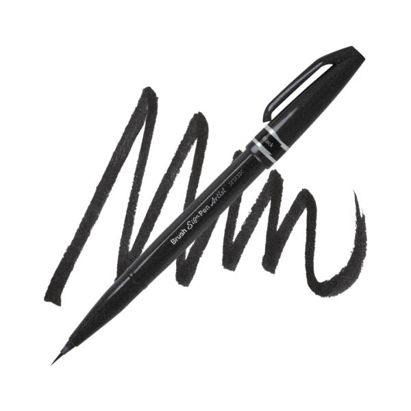 Pentel Touch Brush Sign Pen Artist SESF30C Extra Fine Brush Tip - Retail Maharaj