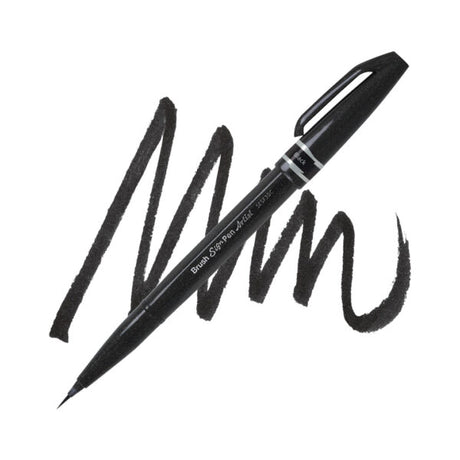 Pentel Touch Brush Sign Pen Artist SESF30C Extra Fine Brush Tip - Retail Maharaj