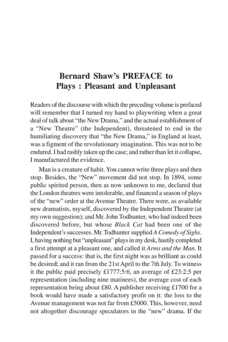 Bernard Shaw CANDIDA [A Pleasant Play] (English Version) - Retail Maharaj