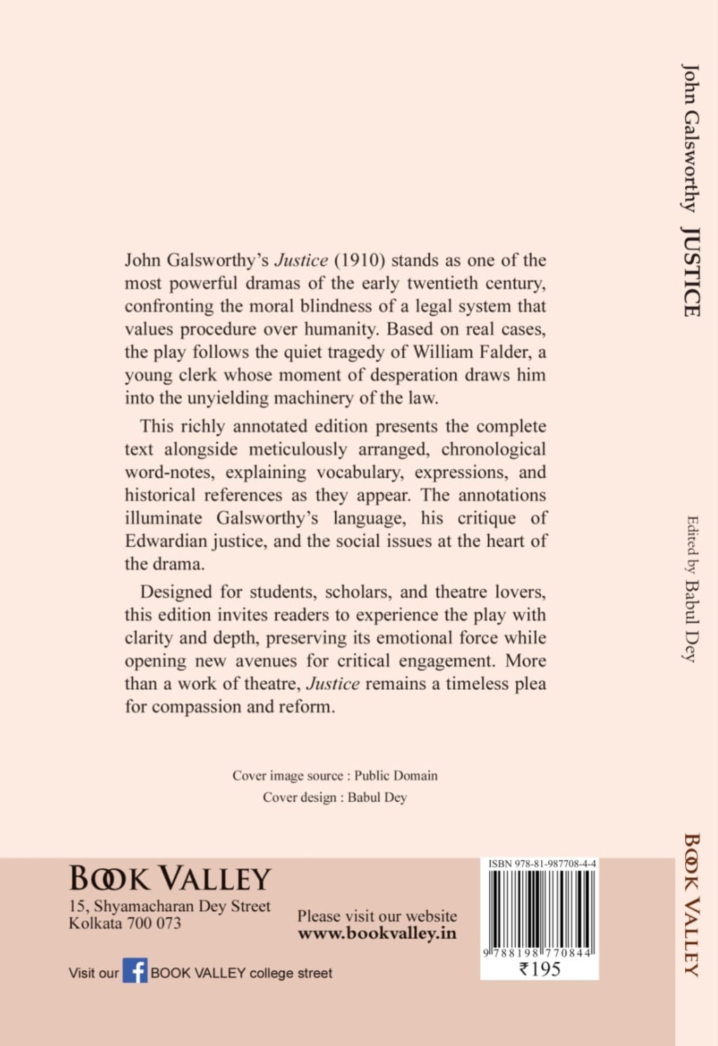 John Galsworthy Justice (English Version) - Retail Maharaj