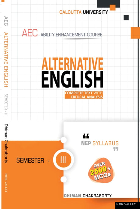 AEC Alternative English Semester-III (English Version) C.U - Retail Maharaj