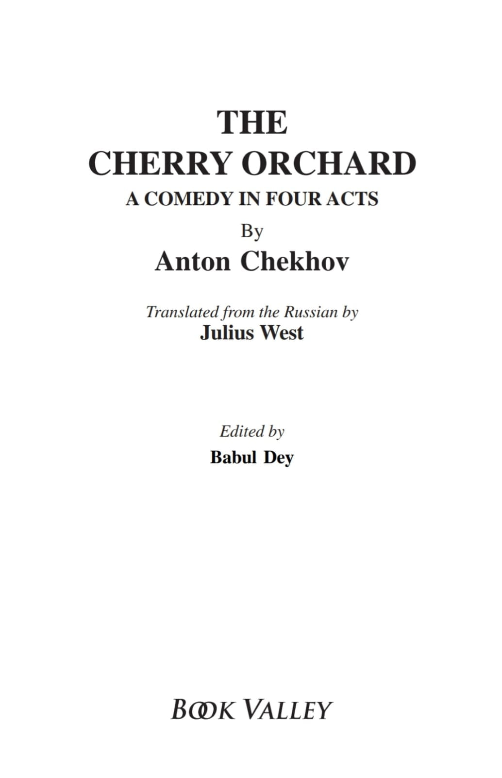 The Cherry Orchard (English Version) - Retail Maharaj
