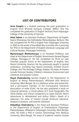 The Murder of Roger Ackroyd: Clues, Critics and Critical Analysis  (English Version) - Retail Maharaj