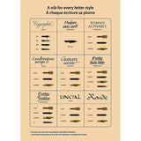 Brause Calligraphy Steel Nibs Pack of 3 Assorted Styles - Retail Maharaj