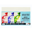 Brustro Watercolour Paper 300 GSM 100 Percent Cotton Assorted Press 14 x 21 cm - Retail Maharaj
