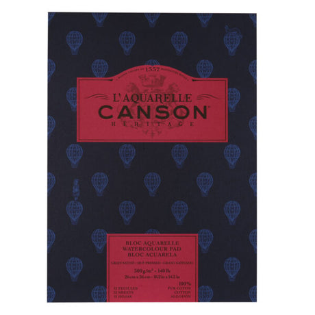 Canson Héritage Hot Pressed Watercolour Pad - Retail Maharaj