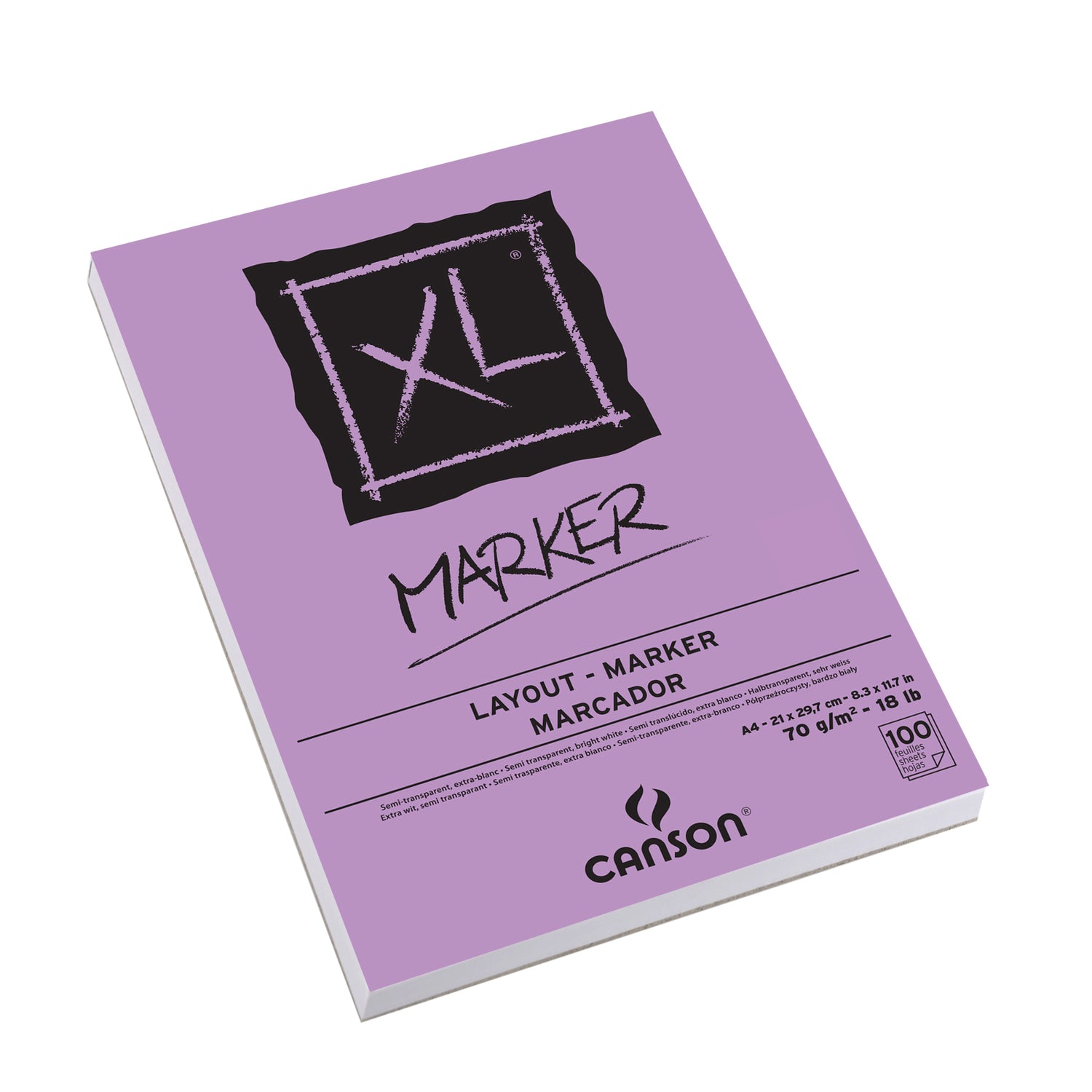 canson-xl-marker-pad-smooth-white-layout-paper-70-gsm - Retail Maharaj