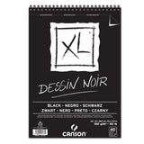 Canson XL Black Spiral Sketchbook Deep Black 150 GSM Art Pad - Retail Maharaj