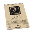 Canson XL Kraft Lined Spiral Sketchbook 90 GSM Acid Free Art Pad - Retail Maharaj