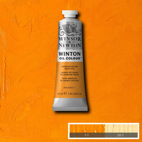 Winsor & Newton Winton Oil Colour Paint 37ml Lemon Yellow Hue - Retail Maharaj