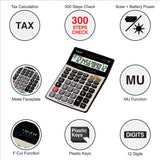 CASIO Desktop Calculator DJ-220D Plus with Metallic Faceplate & Bigger Screen - Retail Maharaj