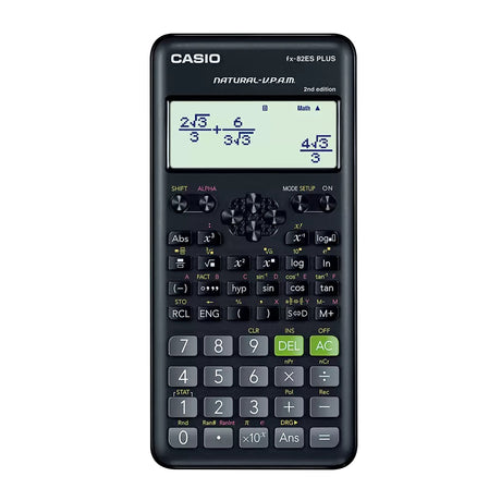 Casio FX 82ES Plus 2nd Edition Scientific Calculator with Natural Display - Retail Maharaj