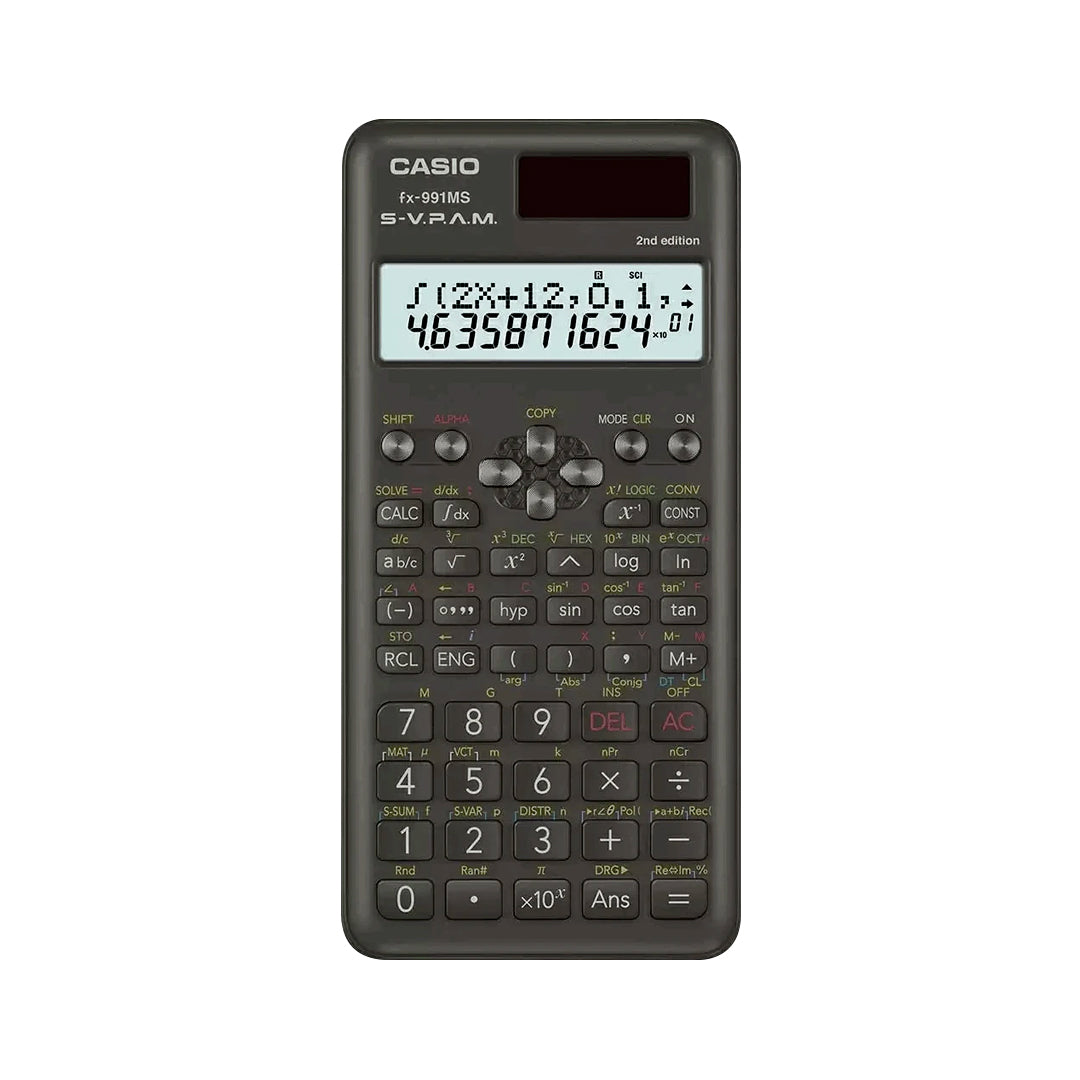 Casio FX-991MS Scientific Calculator 2nd Edition with 401 Functions - Retail Maharaj