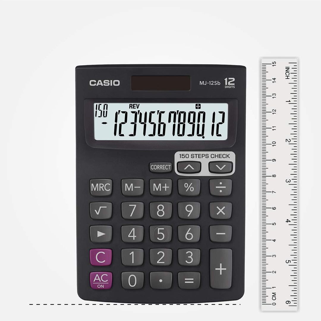 CASIO Desktop Calculator MJ-12SB - Retail Maharaj