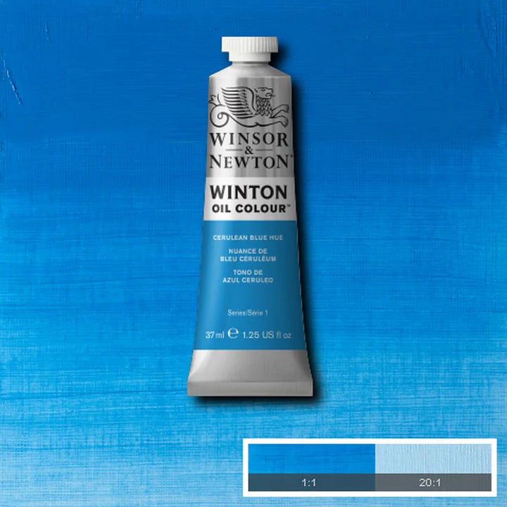 Winsor & Newton Winton Oil Colour Paint 37ml Lemon Yellow Hue - Retail Maharaj