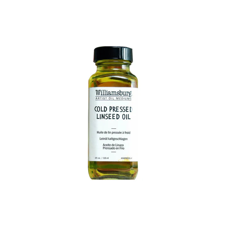 Williamsburg Cold Pressed Linseed Oil 118 ml - Retail Maharaj