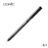Copic Multiliner Black Pigment Ink Fineliner Pen for Illustration and Technical Drawing - Retail Maharaj