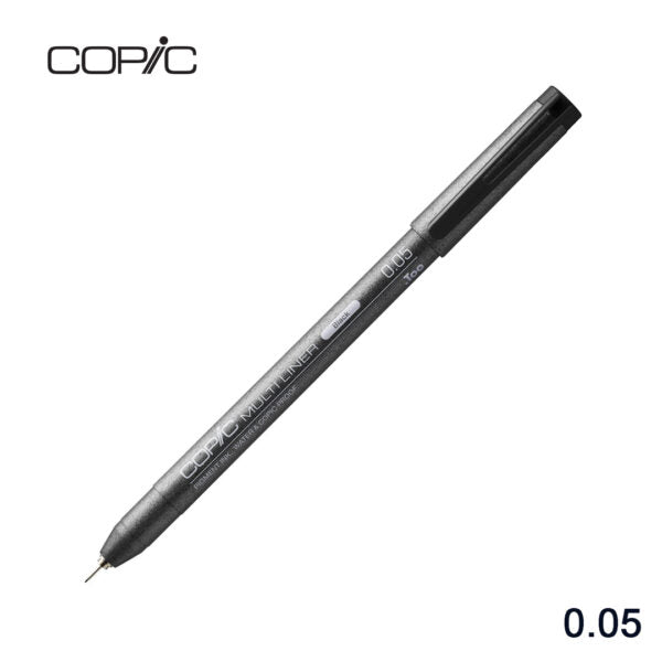 Copic Multiliner Black Pigment Ink Fineliner Pen for Illustration and Technical Drawing - Retail Maharaj