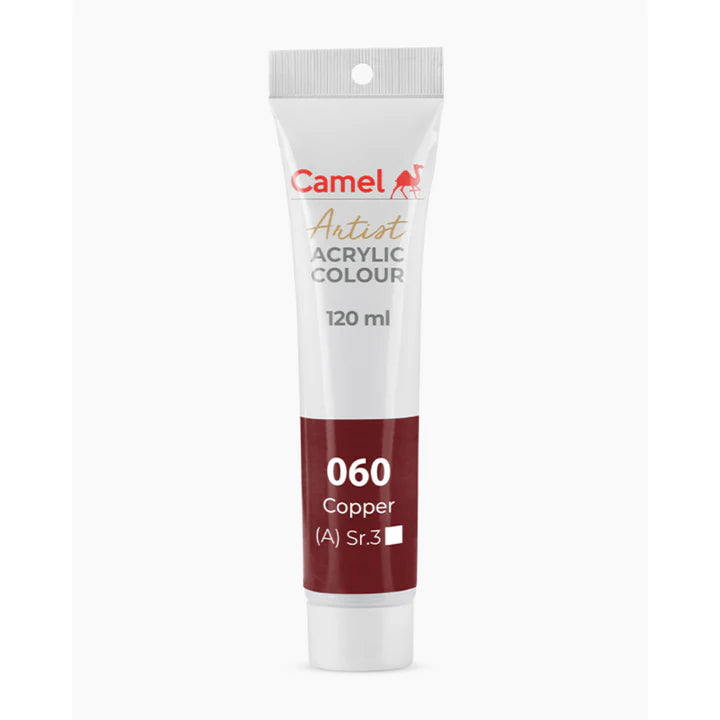 Camel Artist Acrylic Colours (Individual Tube of 120ml) - Retail Maharaj