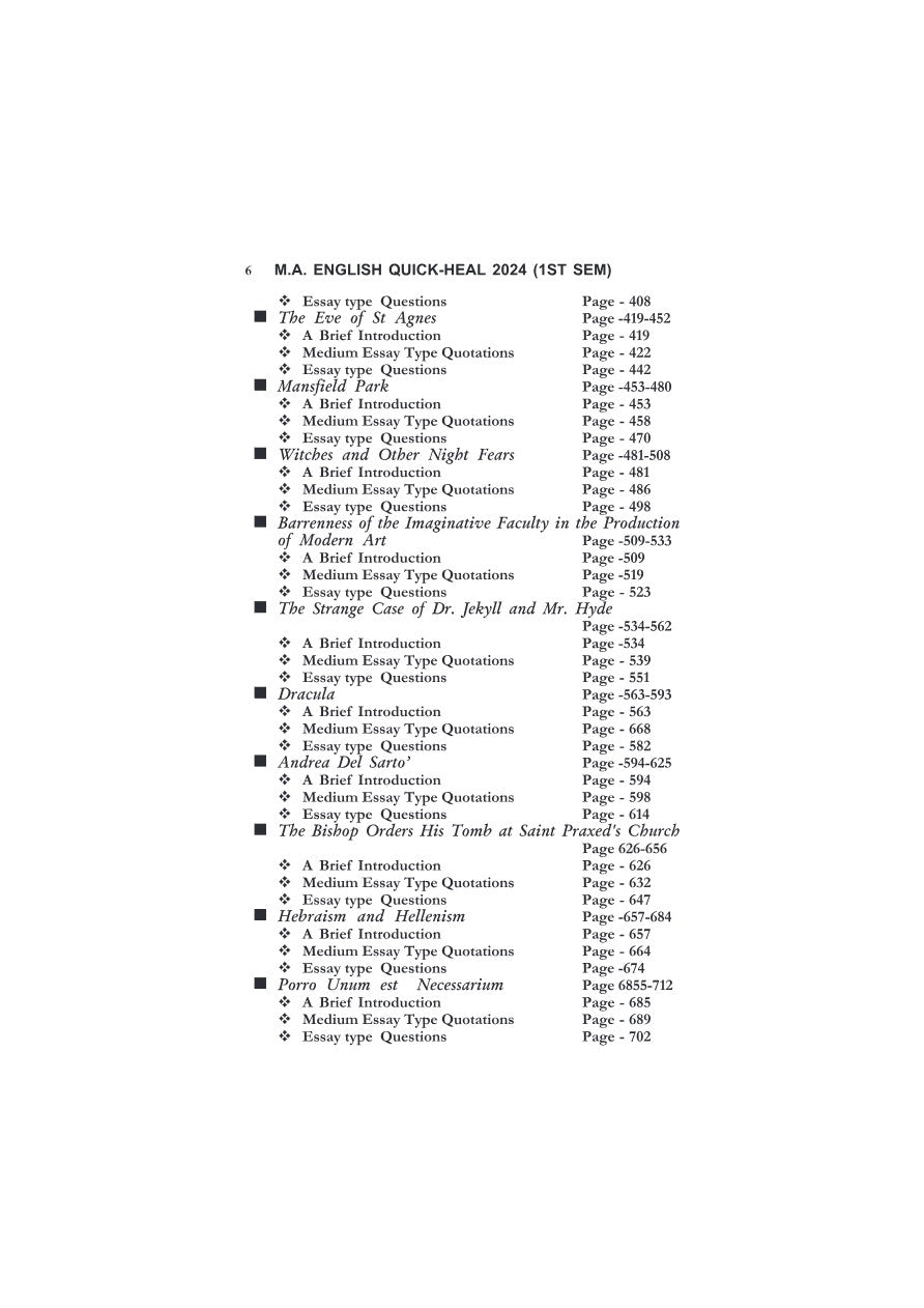 MA English Quick-Heal 2024, Semester-1, C.U (English Version) - Retail Maharaj