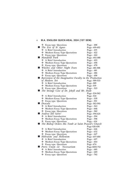 MA English Quick-Heal 2024, Semester-1, C.U (English Version) - Retail Maharaj