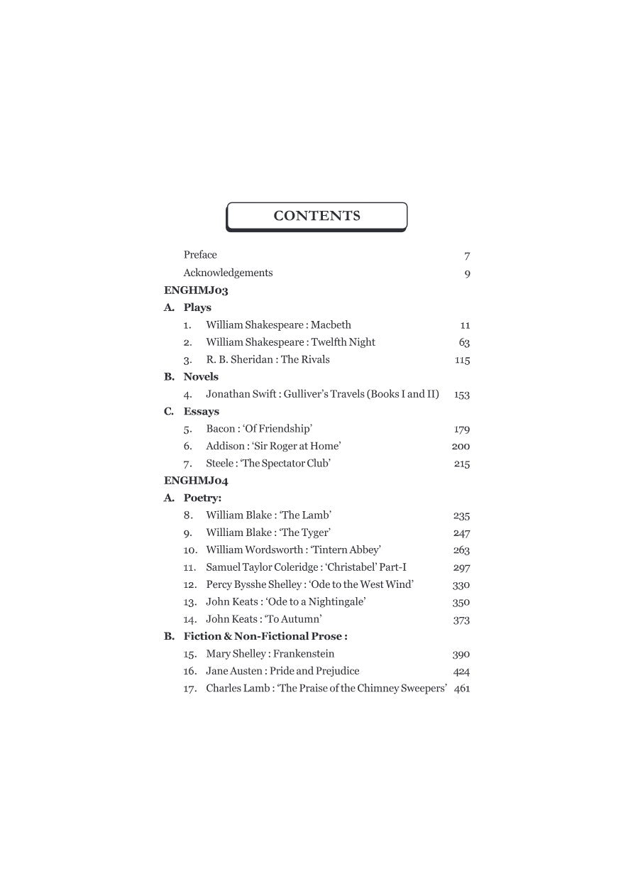 Unique Companion to English Major Semester-3, VU (English Version) - Retail Maharaj