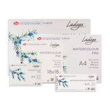 Ladoga Cold Press Watercolor Paper Pad 300 GSM 100% Cotton – 12 Sheets - Retail Maharaj