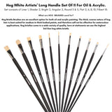 Retail Maharaj Mix Brush Set of 11 Chungking Hog White - Retail Maharaj