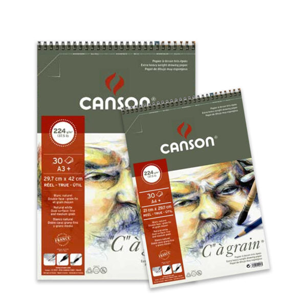 Canson C à Grain Drawing Sketch Book 224 GSM Fine Grain - Retail Maharaj