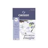 Canson Imagine Mixed Media Pad 200 GSM Smooth Paper for Watercolour and Dry Techniques - Retail Maharaj