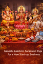 Shree Ganesh Lakshmi Saraswati Nav Aarambh Puja Prasad - Retail Maharaj