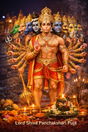 Sindhuramani Gyarahmukhi Veer Hanuman Vijay Puja Prasad - Retail Maharaj