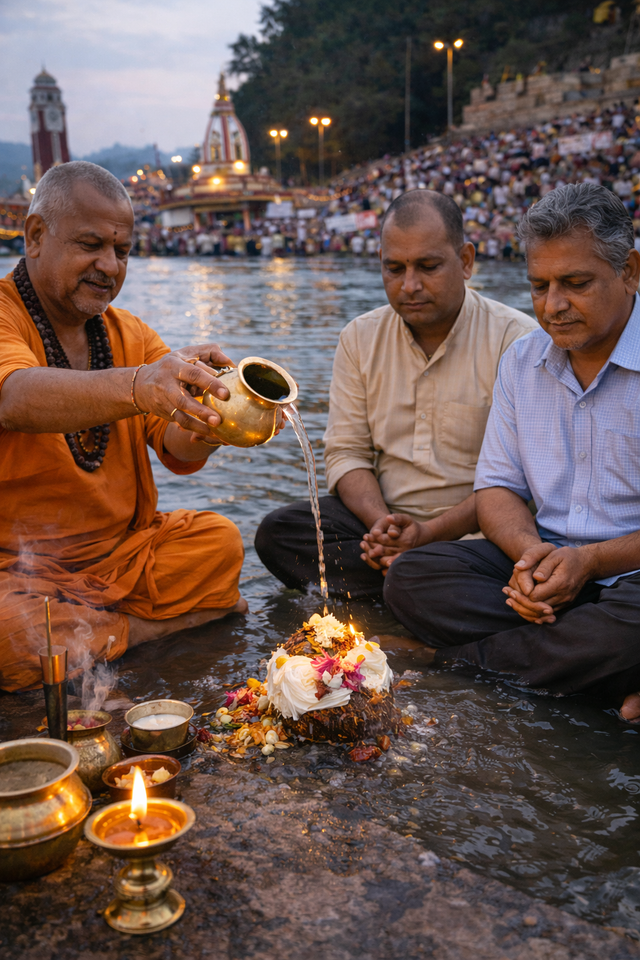 Asthi Visarjan Karmakand Puja at Har Ki Pauri, Haridwar - Retail Maharaj