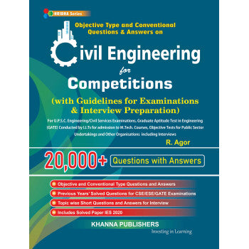 Objective Type and Conventional Questions and Answers on Civil Engineering for All Types of Examinations & Interviews - Retail Maharaj