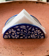 Royal Cobalt Jaipur Blue Pottery Napkin Holder